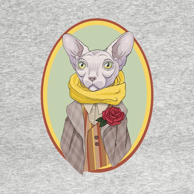 Mr. Sphynx cat by ArtFork